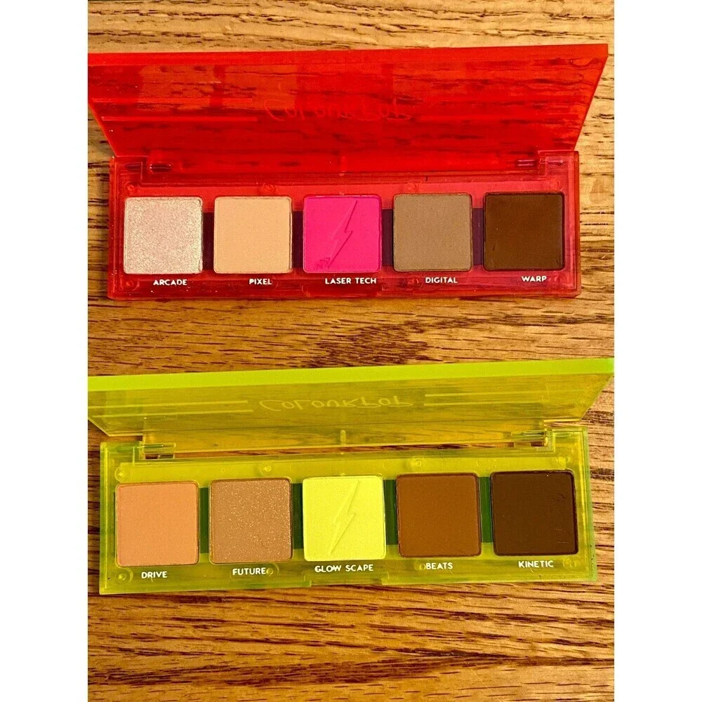 COLOURPOP Eyeshadow Palettes Masc (3) Neon Gaze & Colour Vision Set- NIB Shimmer